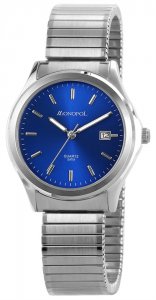 Armbanduhr Blau Silber Monopol