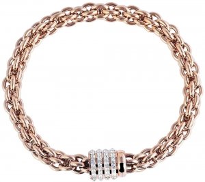 Armband Rosé Edelstahl Crystal Akzent