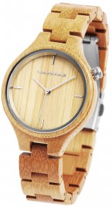 Armbanduhr Holz Braun Leonardo Verrelli 1800132