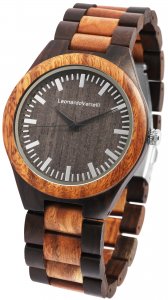 Armbanduhr Holz Braun Sandelholz  Leonardo Verrelli 2800038