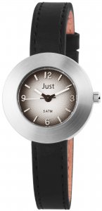 Armbanduhr Taupe Schwarz Leder JUST JU10089