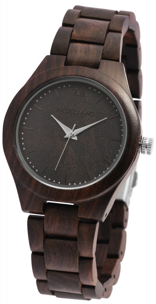Armbanduhr Holz Sandelholz Braun Excellanc 1800157