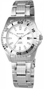 Armbanduhr Weiß Silber Edelstahl Monopol 332022000004